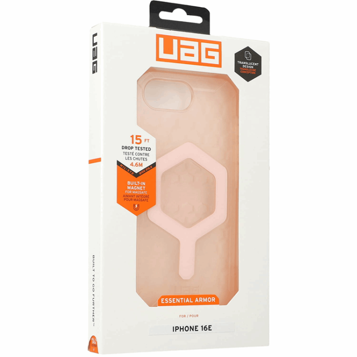 UAG - UAG iPhone 16e Mobilskal MagSafe Essential Armor - Rosa