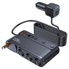 OEM - Billaddare 228W Snabbladdande med Cigarettändaradapter