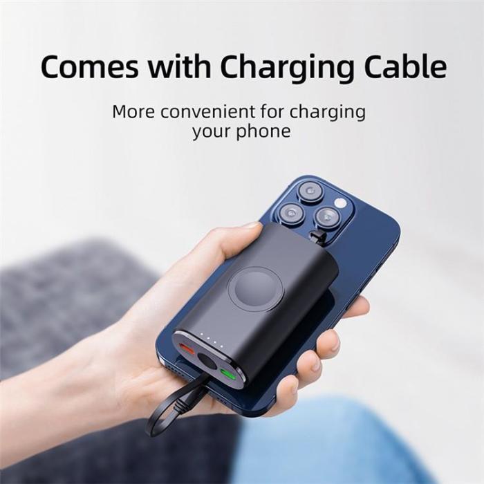 A-One Brand - V10A Apple Watch Snabbladdning Laddare Power Bank 5000mAh 20W