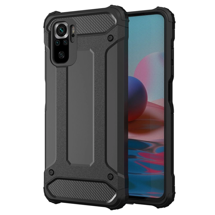 OEM - Xiaomi Poco X4 NFC 5G Mobilskal Hybrid Armor - Blå