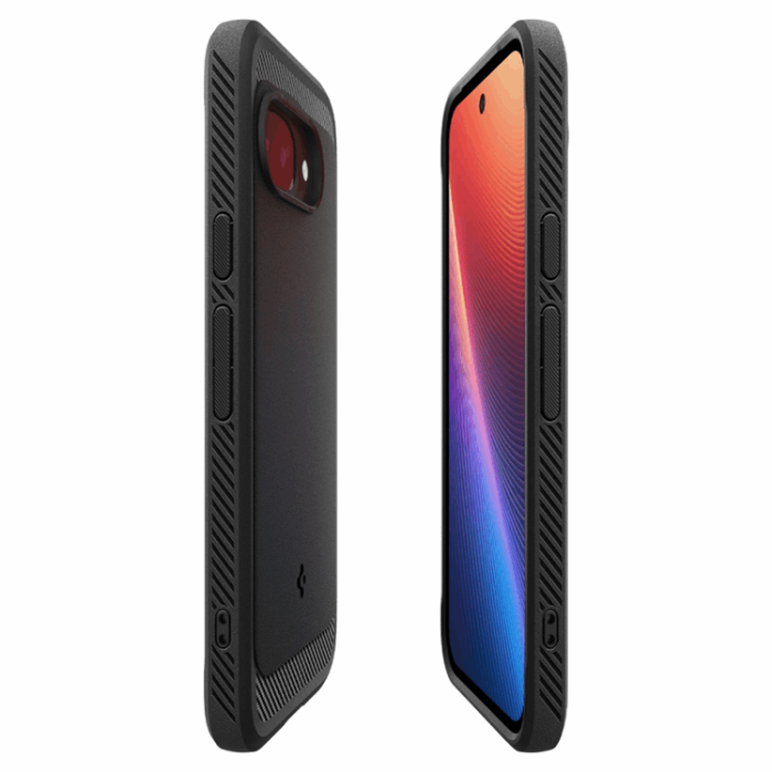 Spigen - Spigen Google Pixel 9a Mobilskal Magsafe Rugged Armor - Matt Svart