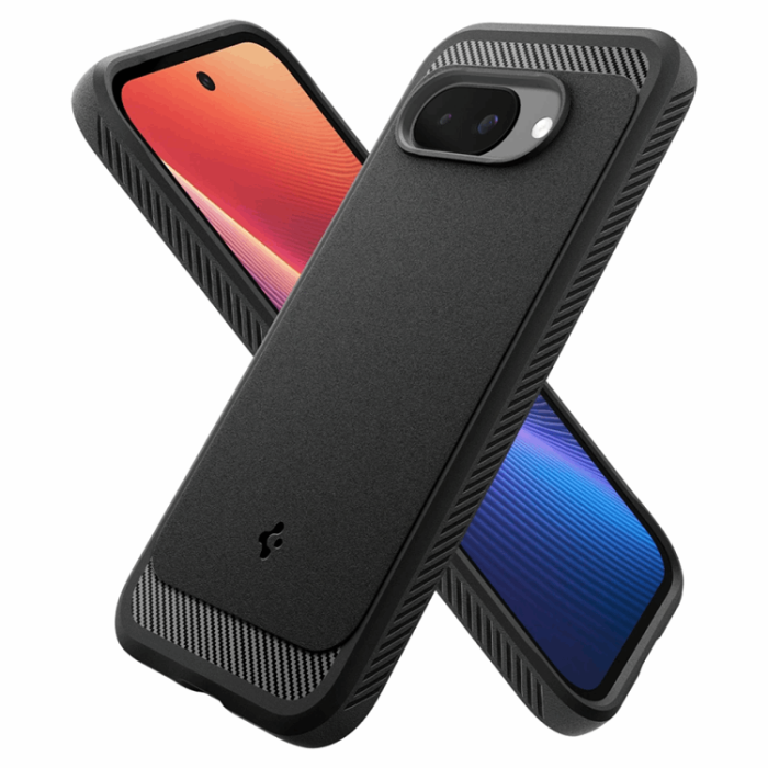 Spigen - Spigen Google Pixel 9a Mobilskal Magsafe Rugged Armor - Matt Svart