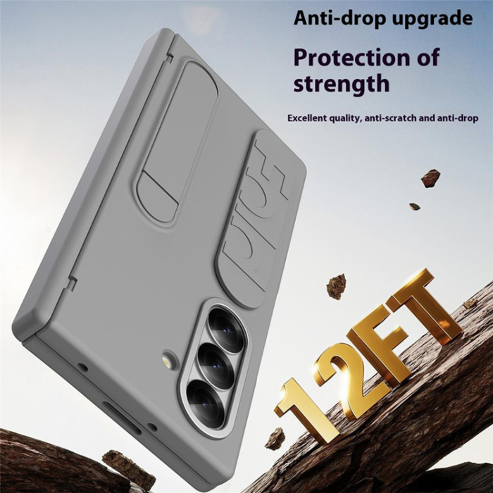A-One Brand - Galaxy Z Fold7 Mobilskal Kickstand - Grå