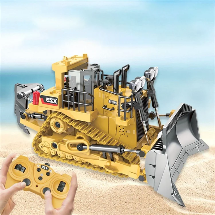 OEM - Crawler Typ Bulldozer Fjärrkontroll Bil med ljudljus 1031