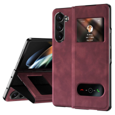 A-One Brand - Galaxy Z Fold 6 Mobilskal View Window - Röd