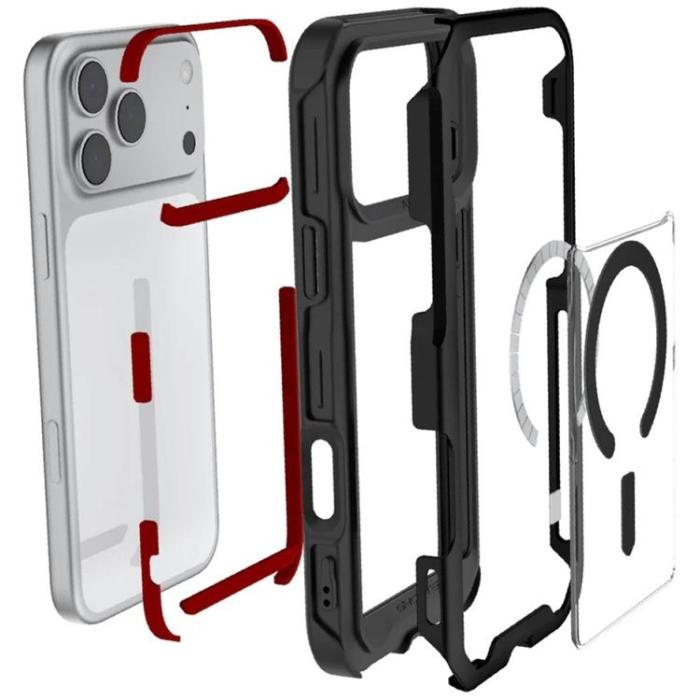 Ghostek - Ghostek iPhone 17 Pro Max Mobilskal MagSafe Atomic Slim - Svart