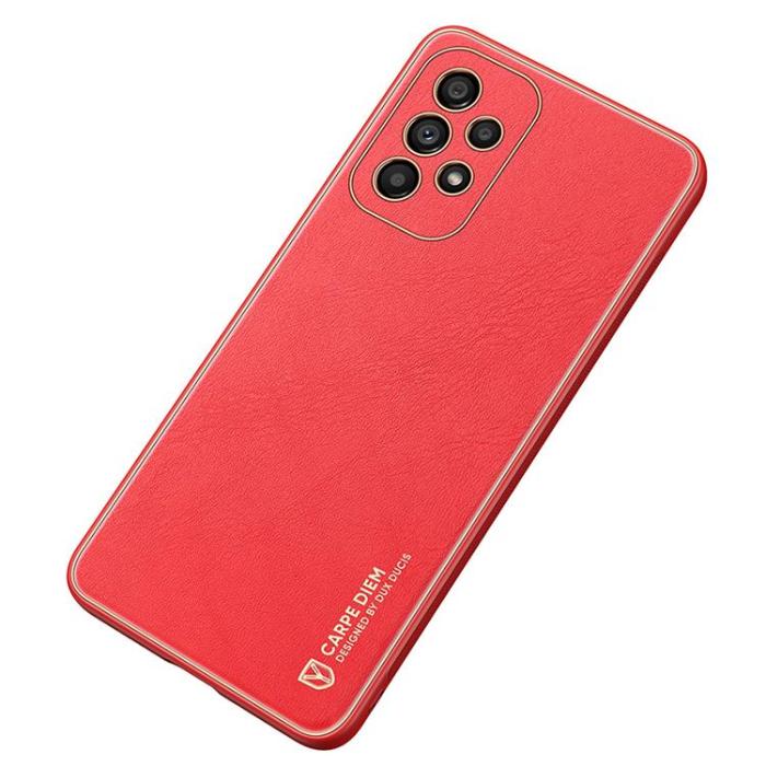 UTGATT1 - Dux Ducis Galaxy A53 5G Skal Yolo Eco Läder - Röd