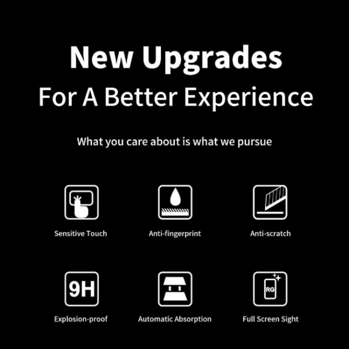 A-One Brand - [1-PACK] Xiaomi Redmi 9A/9AT Härdat Glas Skärmskydd - Svart