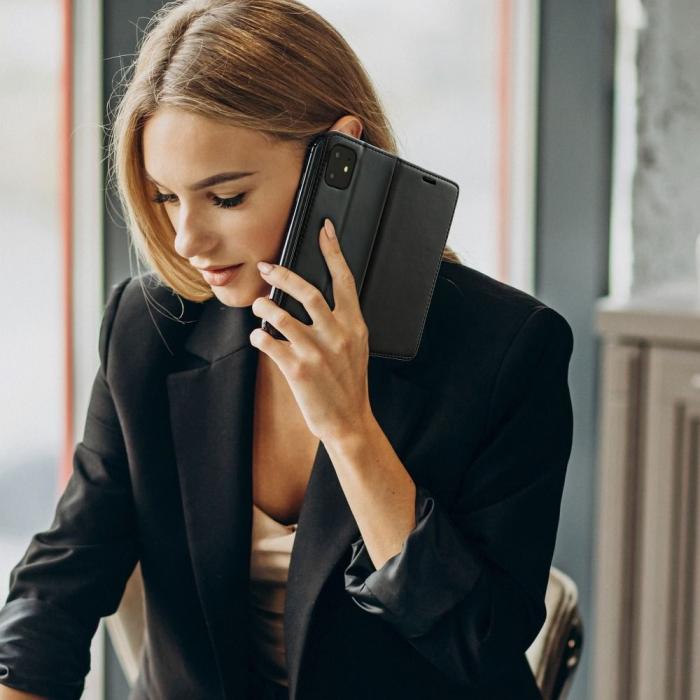 UTGATT1 - iPhone 11 Pro Plånboksfodral Magnet Eco Läder - Svart