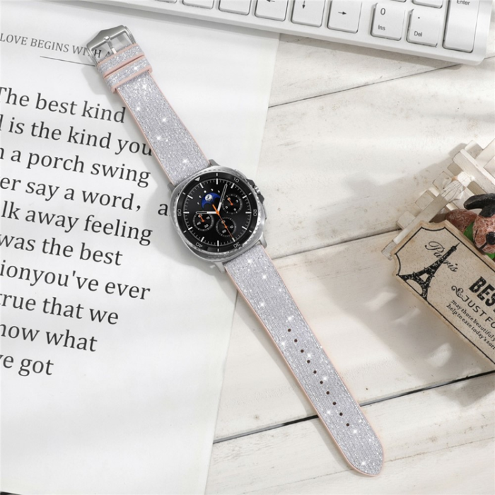 A-One Brand - Galaxy Watch 8 (44/40 mm)/8 Classic (46mm) Armband Glitter Decor