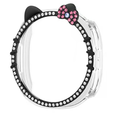 A-One Brand - Galaxy Watch 8 (40mm) Skal Cat Ear Decor Hollow PC - Svart
