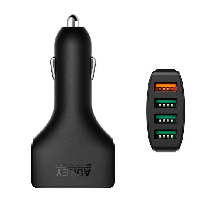 UTGATT5 - Aukey Qualcomm Certified 4 Port Quick Carcharger 2.0
