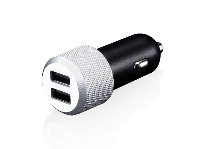 Just Mobile - Just Mobile Highway Micro USB Billaddare dubbla kontakter