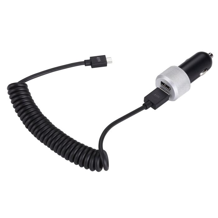 Just Mobile - Just Mobile Highway Micro USB Billaddare dubbla kontakter