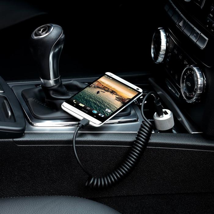 Just Mobile - Just Mobile Highway Micro USB Billaddare dubbla kontakter