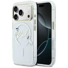 KARL LAGERFELD - Karl Lagerfeld iPhone 17 Pro Max Mobilskal Magsafe IML Choupettes Karl Script