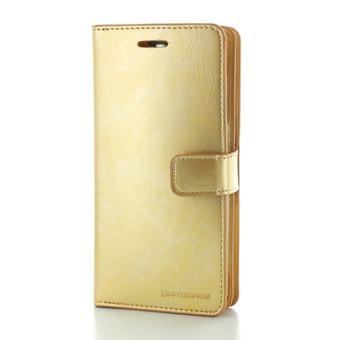 CoveredGear - CoveredGear Liberty Wallet till Samsung Galaxy S6 Edge+ (Guld)
