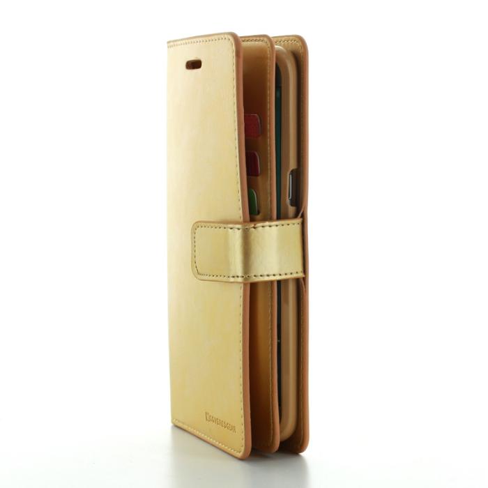 CoveredGear - CoveredGear Liberty Wallet till Samsung Galaxy S6 Edge+ (Guld)