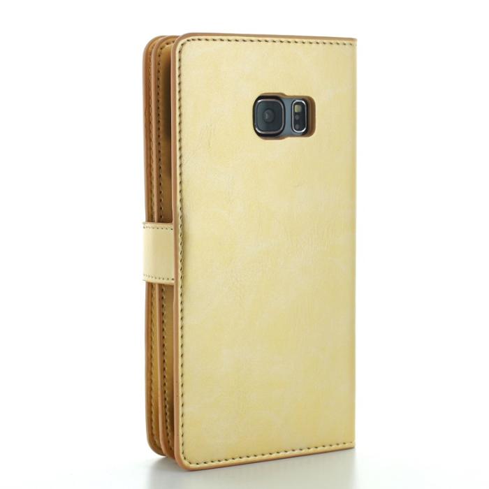 CoveredGear - CoveredGear Liberty Wallet till Samsung Galaxy S6 Edge+ (Guld)