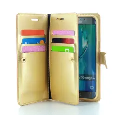 CoveredGear - CoveredGear Liberty Wallet till Samsung Galaxy S6 Edge+ (Guld)