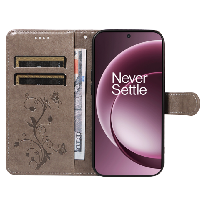 A-One Brand - OnePlus 15 5G Plånboksfodral Flower Pattern Konstläder