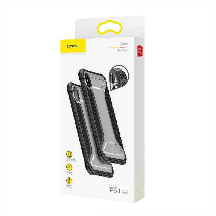 UTGATT4 - Baseus Michelin Case för iPhone XR - Svart