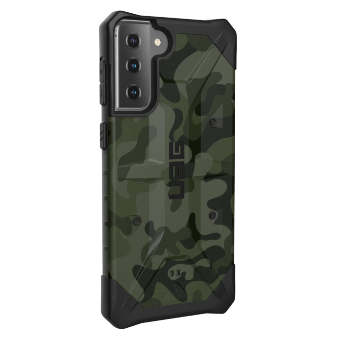 UTGATT1 - UAG Samsung Galaxy S21 Plus Pathfinder-Fodral Woodland Camo