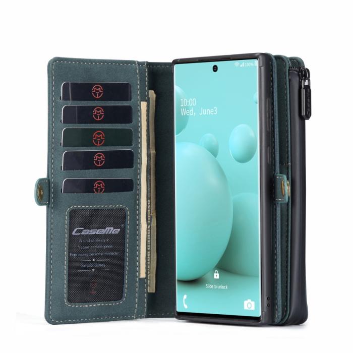 Caseme - CASEME 2-in-1 Plånboksfodral för Samsung Galaxy S20 Ultra - Green