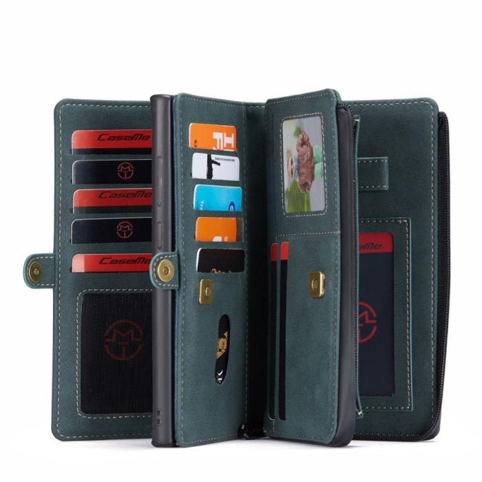Caseme - CASEME 2-in-1 Plånboksfodral för Samsung Galaxy S20 Ultra - Green
