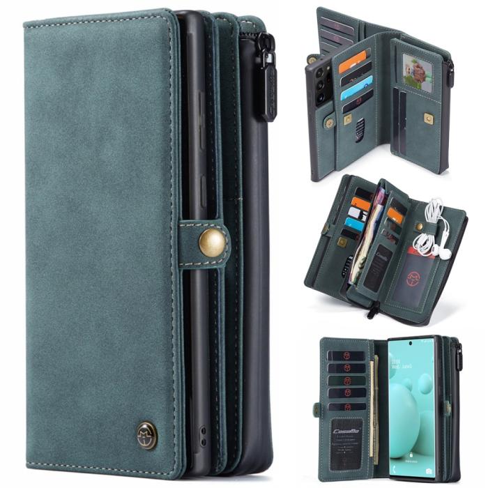Caseme - CASEME 2-in-1 Plånboksfodral för Samsung Galaxy S20 Ultra - Green
