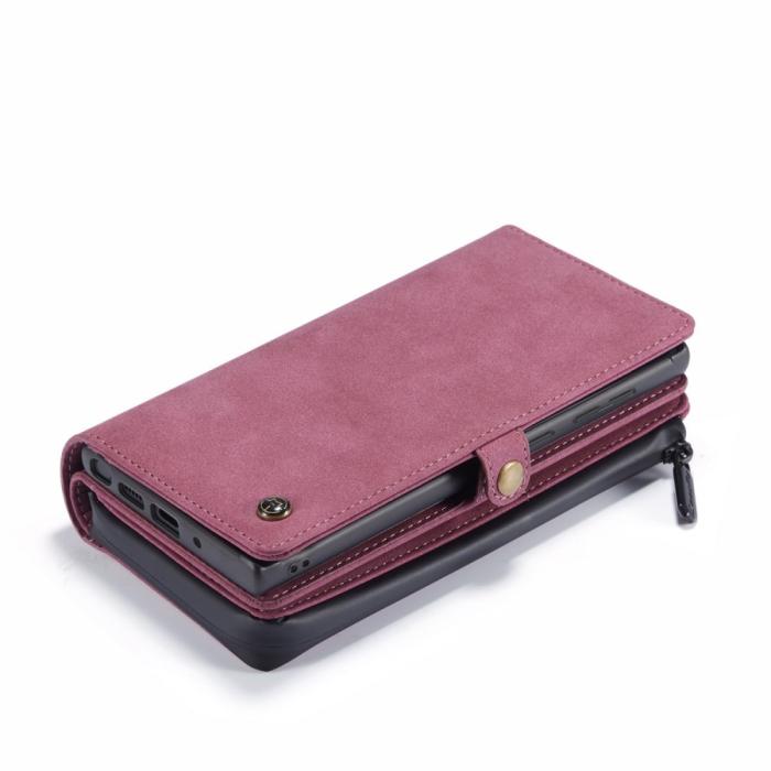 UTGATT1 - CASEME 2-in-1 Plånboksfodral för Galaxy S20 Ultra Detachable - Röd