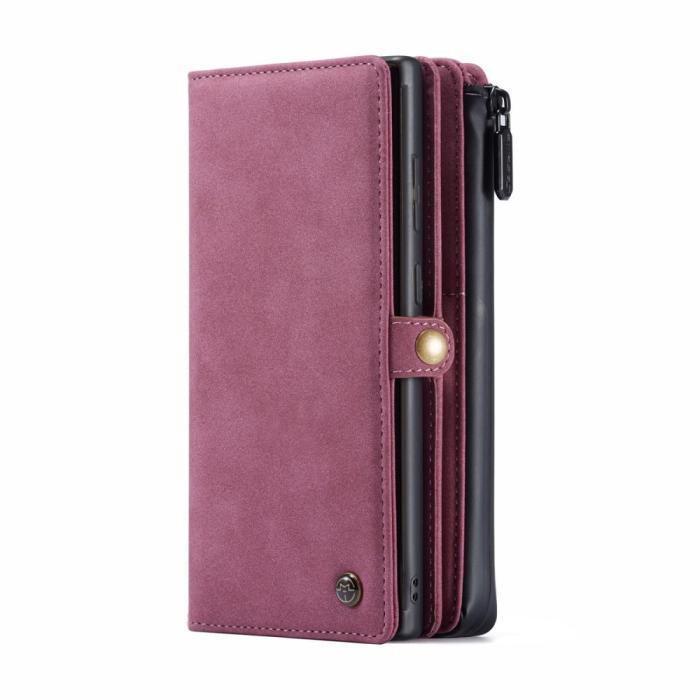 UTGATT1 - CASEME 2-in-1 Plånboksfodral för Galaxy S20 Ultra Detachable - Röd