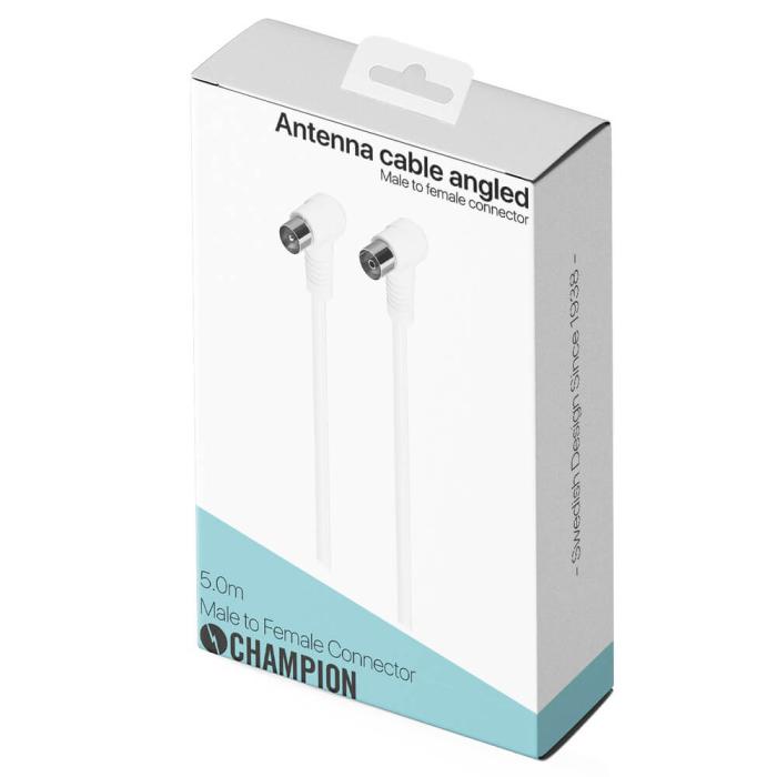 Champion - Champion Antennkabel Vinklad 5.0m