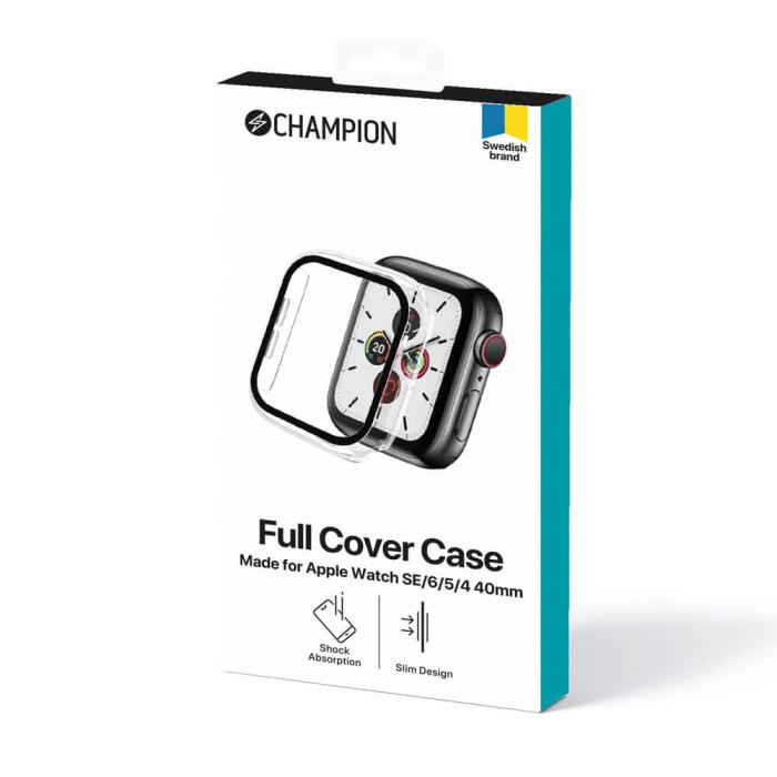 Champion - Champion Full cover Case Apple Watch SE/6/5/4 40mm Transparent