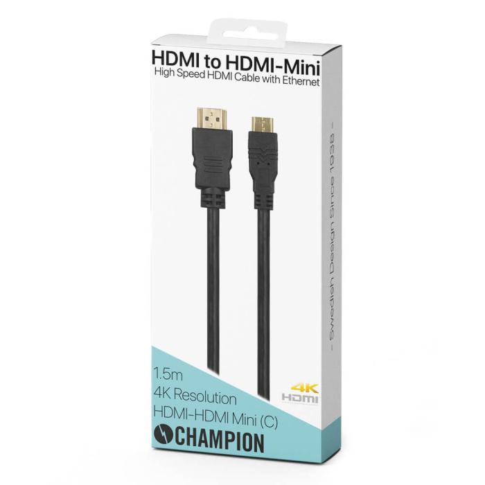 Champion - Champion HDMI-kabel Mini (A-C) 1.5m
