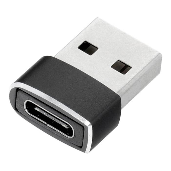 OEM - Adapter USB-C (hona) Till USB-A (hane) - Svart