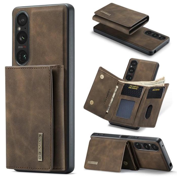DG.MING - DG.MING Sony Xperia 1 V Mobilskal Korthållare M1 - Coffee