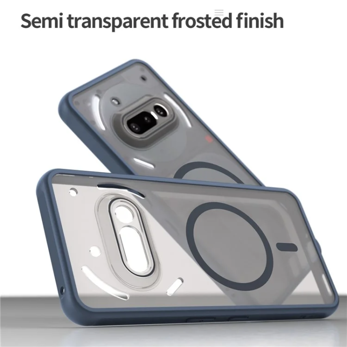 A-One Brand - Nothing Phone (3a) Mobilskal MagSafe Anti Drop - Blå