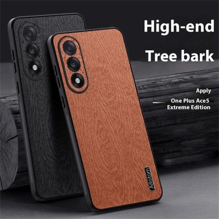 A-One Brand - OnePlus Nord 5 Mobilskal Wood Texture - Blå