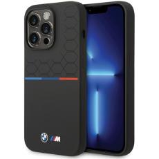 BMW - BMW Mobilskal till iPhone 15 Pro Max MagSafe Silicone Pattern - Svart
