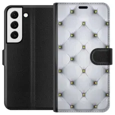 Gustaf - Pl&aring;nboksfodral till Samsung Galaxy S22 5G med Fancy
