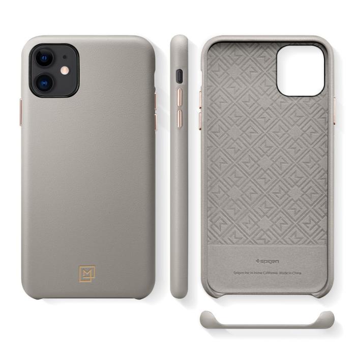 UTGATT5 - Spigen La Manon Calin iPhone 11 Oatmeal Beige
