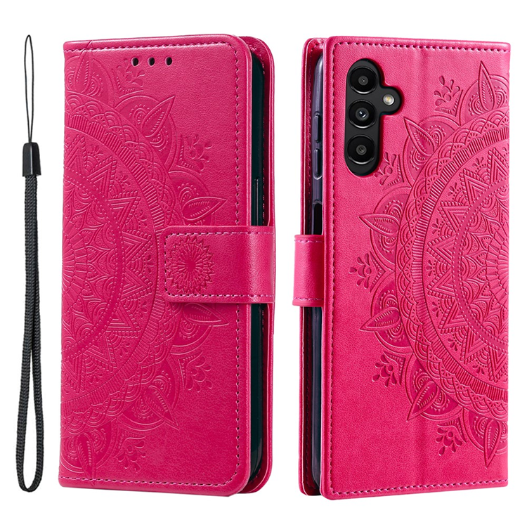 Galaxy S26/S26 Pro Plånboksfodral Imprinted Totem Konstläder - Rosa | 2353 | AlltMobil