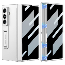 GKK - GKK Galaxy Z Fold 7 Mobilskal Kickstand med Härdat glas
