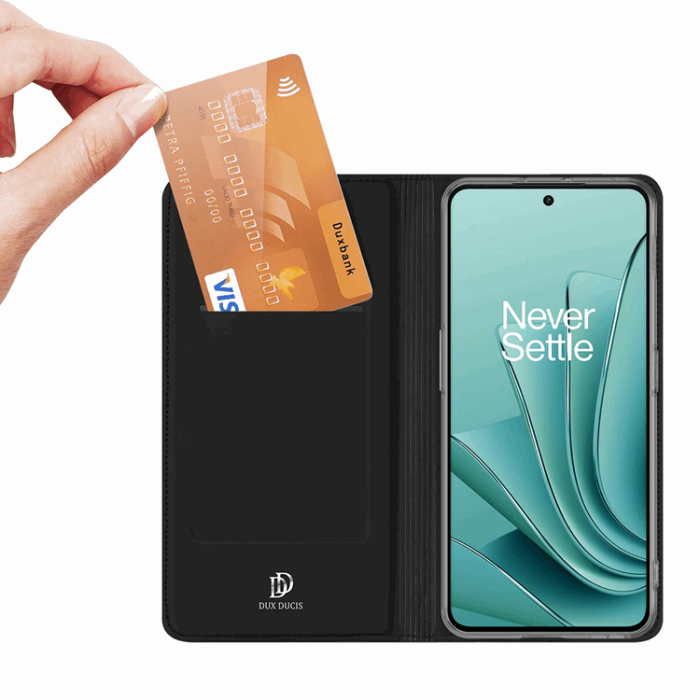 OEM - Dux Ducis OnePlus Nord 3/Ace 2V Plånboksfodral Skin Pro - Svart