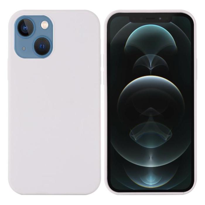 A-One Brand - Liquid Silicone MagSafe Magnetic Skal iPhone 12 - Vit