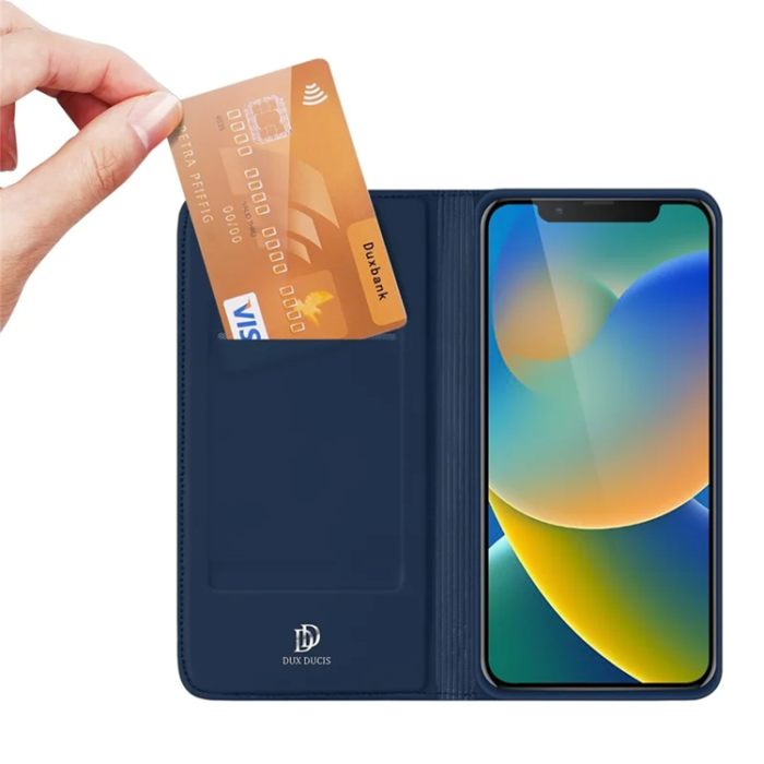 Dux Ducis - Dux Ducis iPhone 14 Plånboksfodral Skin Pro Series Folio Flip