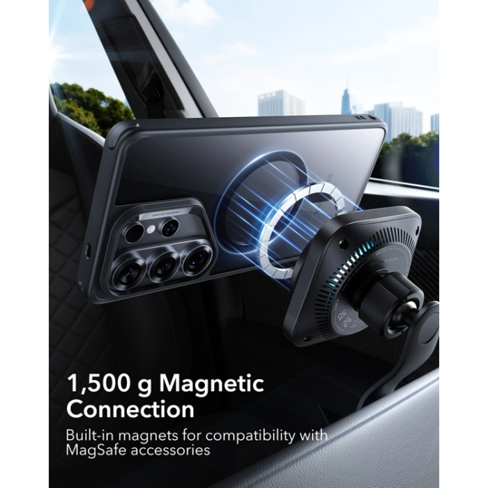 ESR - ESR Mobilskal För Galaxy S26 Ultra Magsafe Classic Hybrid - Clear/Svart