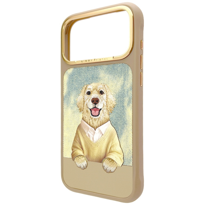 NIMMY - Nimmy Mobilskal För iPhone 17 Pro MagSafe Gentle Pets Series Dog - Brun