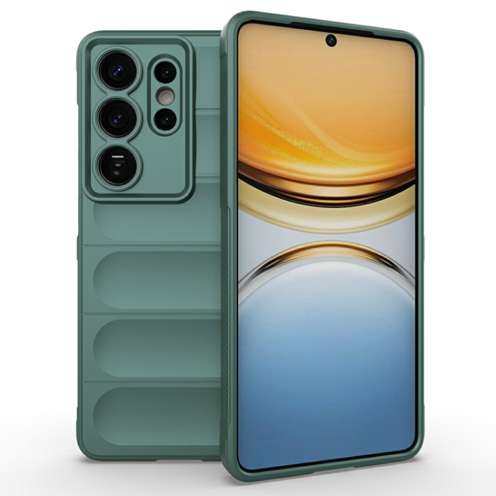 Amorus - AMORUS Galaxy S26 Ultra Mobilskal Soft TPU Rugged - Grön